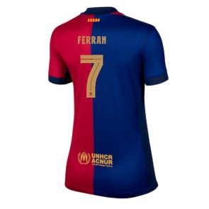 Billiga Barcelona Ferran Torres #7 Hemmatröja Dam 2024-25 Kortärmad